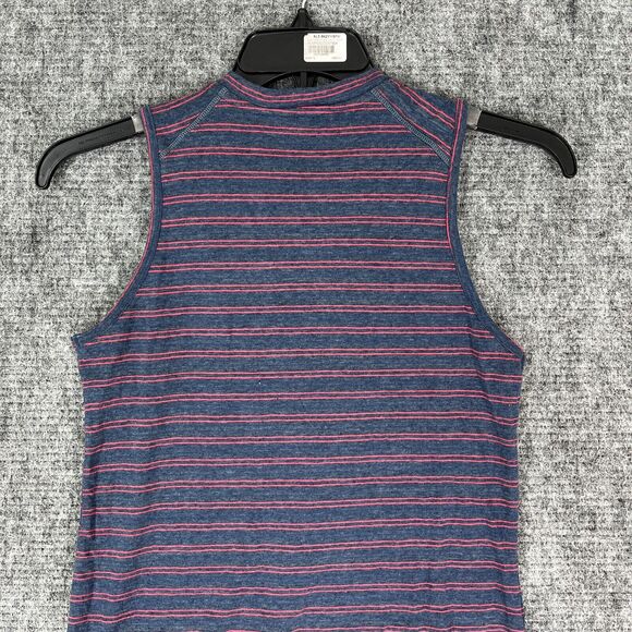 Mountain Khakis Dress Womens Small Relaxed Fit‎ Maxi Striped Sleeveless Blue - Picture 5 of 12